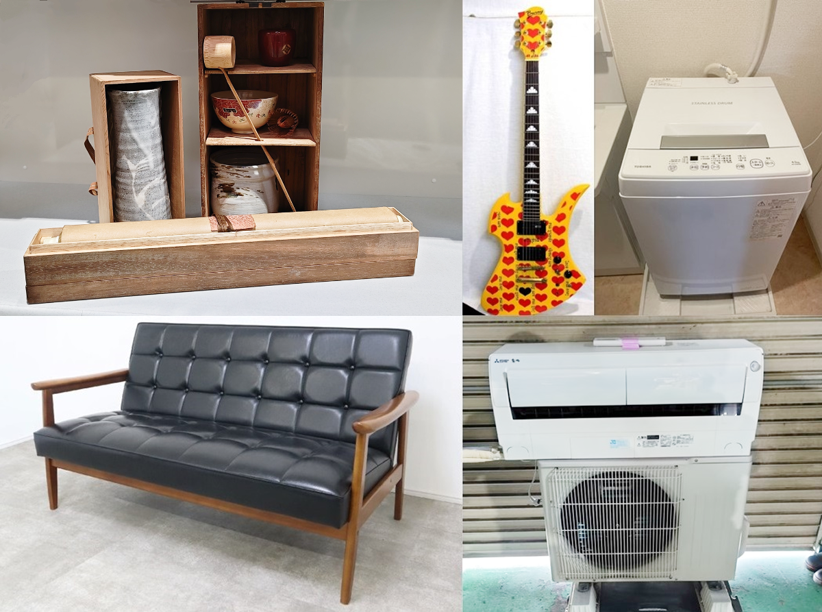 骨董品、古美術から家具・家電まで<br class='pc'>様々な種類のご遺品を買取中