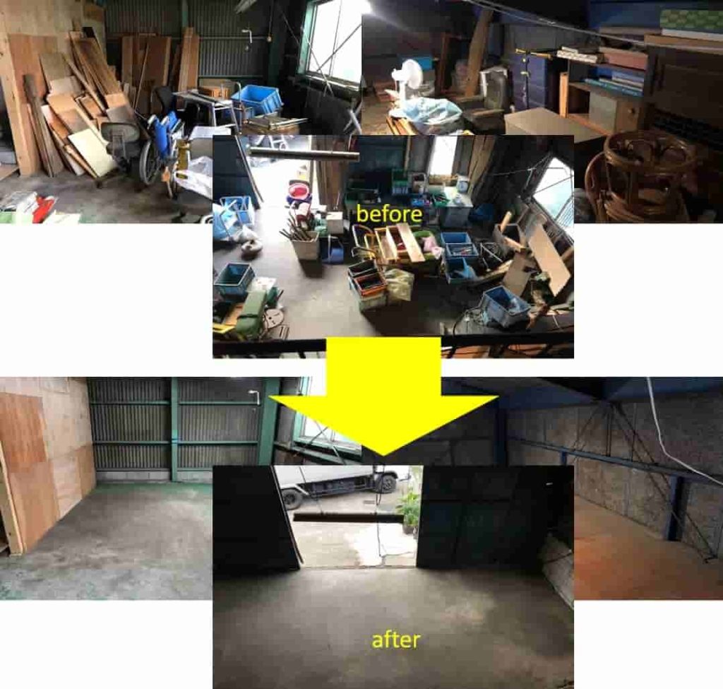 【名古屋市緑区　K様】　戸建て内及び倉庫内の遺品整理