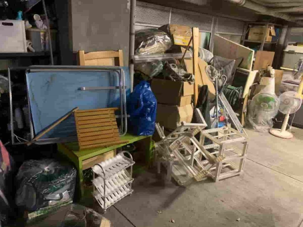 【名古屋市瑞穂区　S様】　戸建て一階ガレージ内の不用品回収