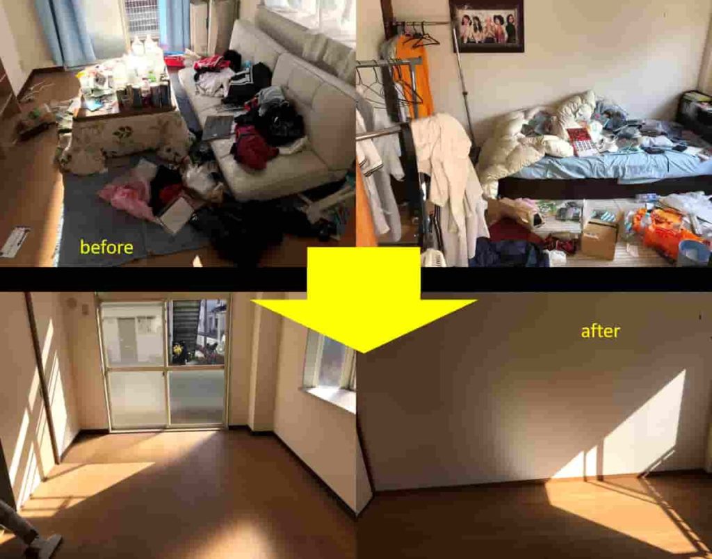 【安城市　K様】　引越し後空き家のゴミの片付けと不要品の回収