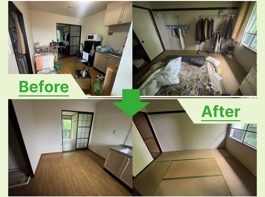 可児市の生前整理で集合住宅2K片付けと車の引き上げ対応